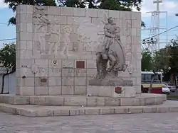 Monumento a Juan Jufré en Concepción (San Juan).