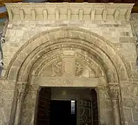 Portada sur de la catedral de San Pedro de Jaca