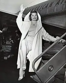 Miss EEUU 1952Jackie Loughery , quien compitió como Miss Nueva York USA