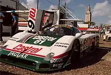 Vista frontal del IMSA GTP Jaguar XJR-9