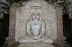 Trabajo realizado en mármol, Templo Jaisalmer Jain, Rajastán