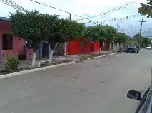 Calle en el municipio de Jáltipan.