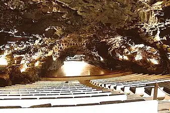 Auditorio en los Jameos del Agua.