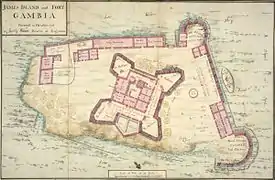 Mapa de 1755.