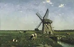 Paisaje con molino cerca de Schiedam (1873).