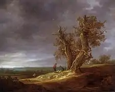Paisaje con dos robles. Rijksmuseum, Ámsterdam.
