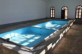 Interior del lavadero público de Jaray (Soria, España).