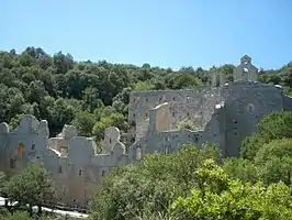 Ruinas del Monasterio de Santa Catalina de Badaya, actual Jardín Botánico