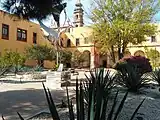 Jardines del ex-convento aledaño (ahora centro cultural civil).