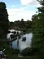 Vista panorámica del Jardín Japonés, foto tomada desde el balcón mirador.