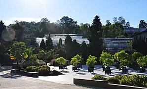 Los invernaderos del jardin botanique du Montet