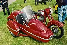 Jawa 350/354 con sidecar Velorex