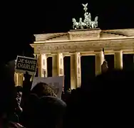 "Je suis Charlie", Berlín.