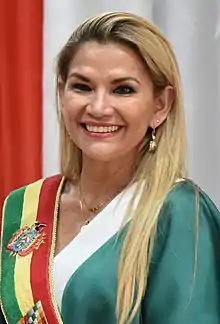 Bolivia BoliviaJeanine Áñez*2019–2020