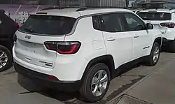 Vista posterior del Jeep Compass (Segunda generación)