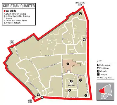 Mapa del Barrio Cristiano.