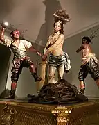 Jesús en la columna, obra de 1777.