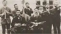 Músicos klezmer de Rohatyn, Ucrania, 1912