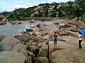 Playa de la bahía de Langqin, ciudad de Beidou, Taishan（En 2009）