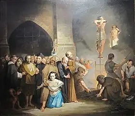 Escena de Inquisición (1895), Joaquín Pinto.