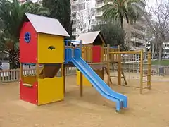 Área de juegos infantiles.