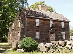 Lugar de nacimiento de John Adams (c. 1681), en Quincy, Massachusetts.