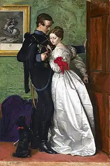 The Black Brunswicker, por Millais (1860)