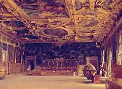 El Palacio de los Dogos en Venecia, de John Singer Sargent