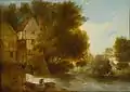 'Abbey Mill, Shrewsbury', óleo