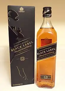 Johnnie Walker Black Label.