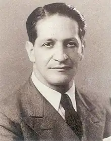 Jorge Eliécer Gaitán,  jurista y político nacionalista. Alcalde de Bogotá (1936-1937), candidato oficial del partido para las presidenciales de 1950 antes de su asesinato.