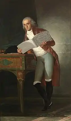 José Álvarez de Toledo, IX Marqués de Villafranca del Bierzo, retratado por Goya.