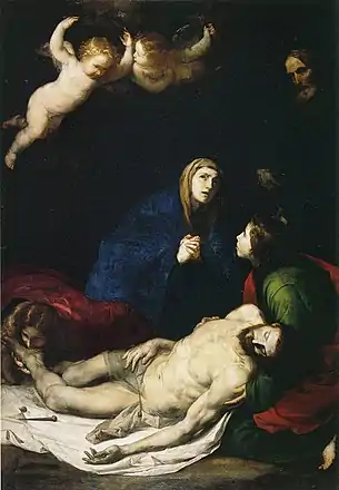 José de Ribera, La Piedad (Ribera, Nápoles) (1637)