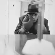 Joseph Beuys en una pieza de videoarte