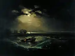 Pescadores en el mar (1796), de Joseph Mallord William Turner, Royal Academy of Arts, Londres