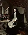Juan Bautista del Mazo, Retrato de Mariana de Austria con tocas de viuda (c. 1666)