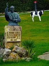 Monumento a Juan Pablo II (2006), en Oviedo.