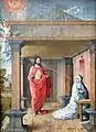 Cristo se aparece a su madre.