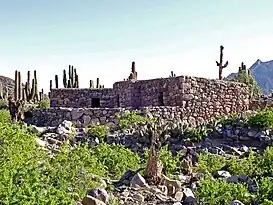 Ruinas Pucará de Tilcara en Jujuy.