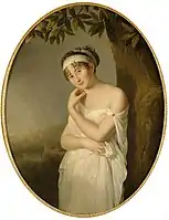 Retrato de Juliette Récamier (alrededor de 1798), Palacio de Versalles.