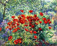 Le jardin fleuri (entre 1890 y 1905)