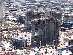 El CityCenter Casino & Resort, junio del 2007.