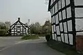 Cruce de caminos en Upton Magna.