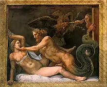 Zeus y Olimpia