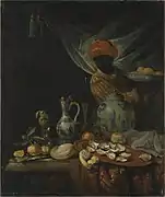 Naturaleza muerta con moro y vaso de porcelana (1670-1680), Pinacoteca Antigua de Múnich