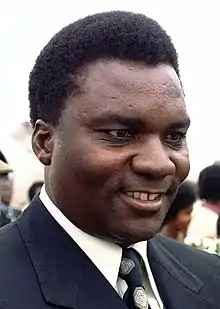 Juvénal Habyarimana, expresidente de Ruanda (1980)