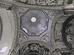 Cúpula interior, bajo el cimborrio