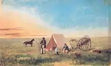 Acampando en la pradera (1846)