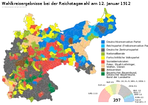 Elecciones federales de Alemania de 1912