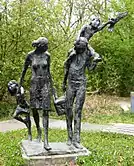 Familia de picnic (1978), parque 'Amsterdamse Waterleidingduinen' en Vogelenzang, Holanda.